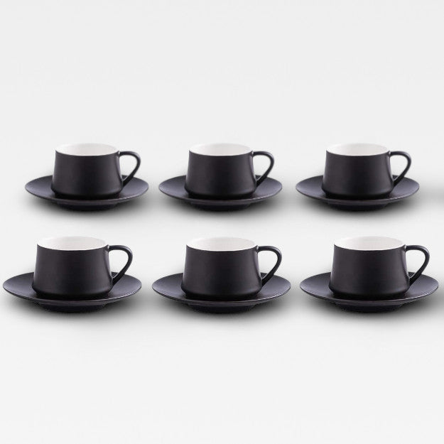 LE TAUCI 3 oz Espresso Cups with Saucers，Set of 4，Demitasse Coffee Cup –  Mochalino